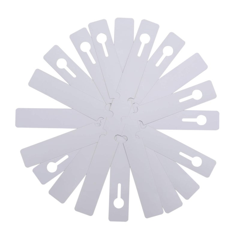 Mihey 200 Pcs White Plastic Plant Tags with a Marker Pen, Wrap Around Hanging Tree Tags Nursery Garden Labels Waterproof Nursery Garden Stakes, 2x20cm - Image 3